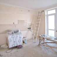 Repair in room. Element of design.